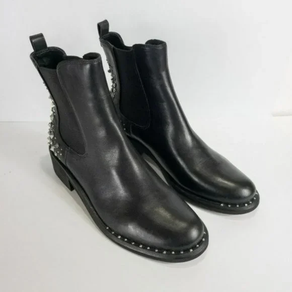 Sam Edelman Black Dover Embellished Chelsea Bootie Black -8.5 - Picture 9 of 11